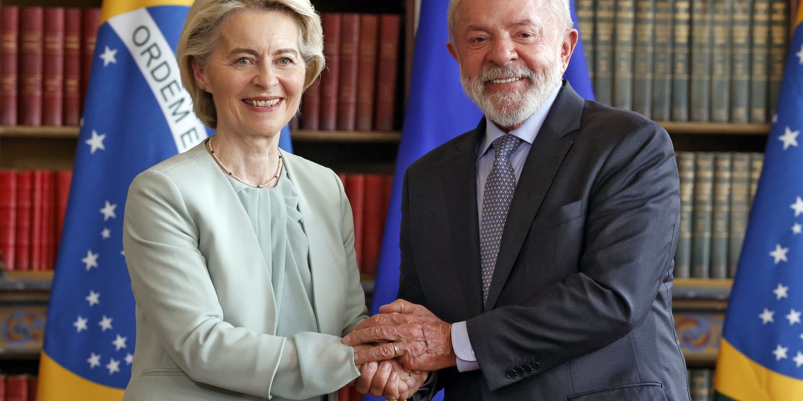 Lula e Ursula realçam os benefícios mútuos do acordo Mercosul-UE