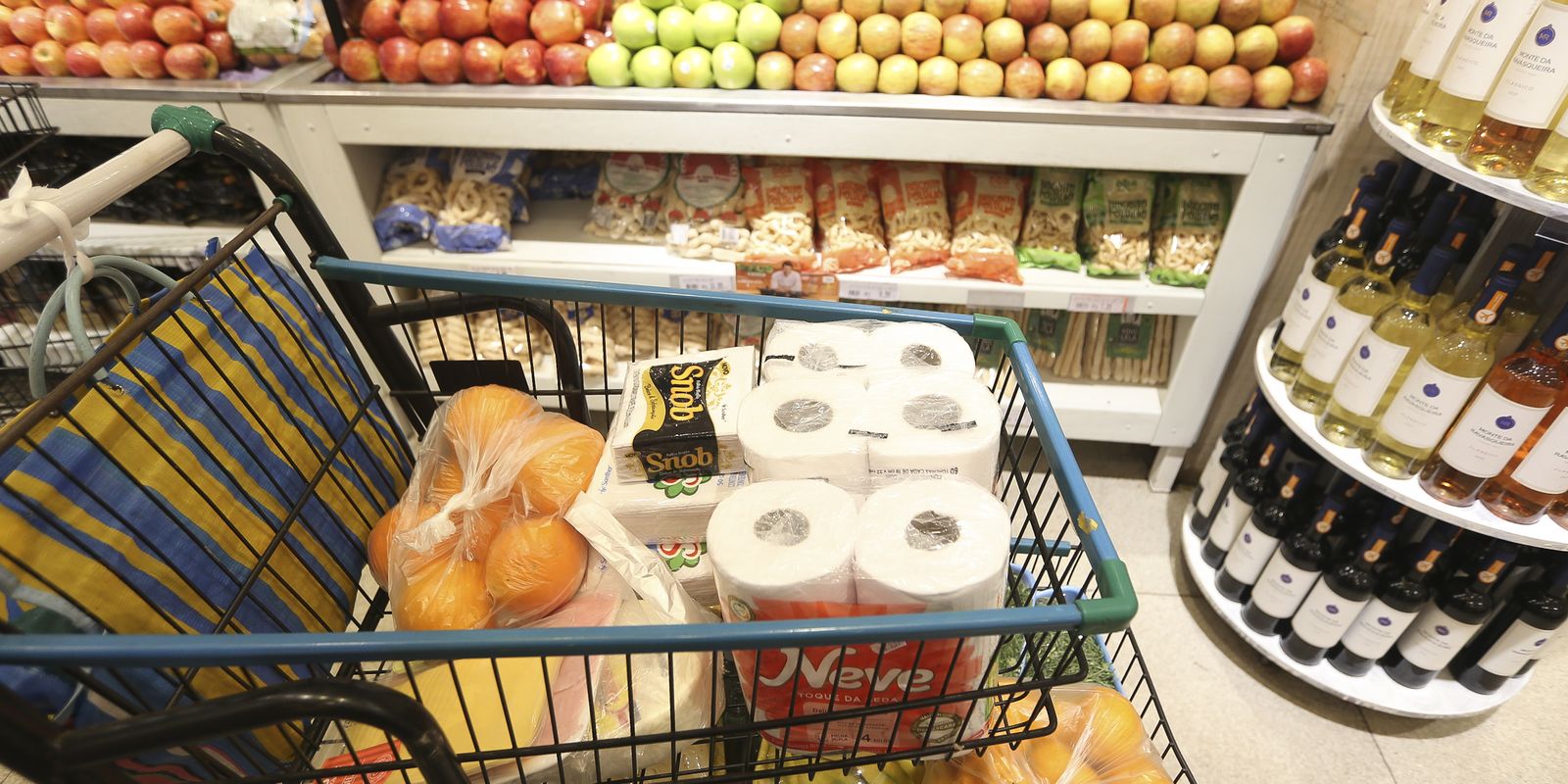 Consumo nos supermercados aumenta 1,92% no primeiro trimestre