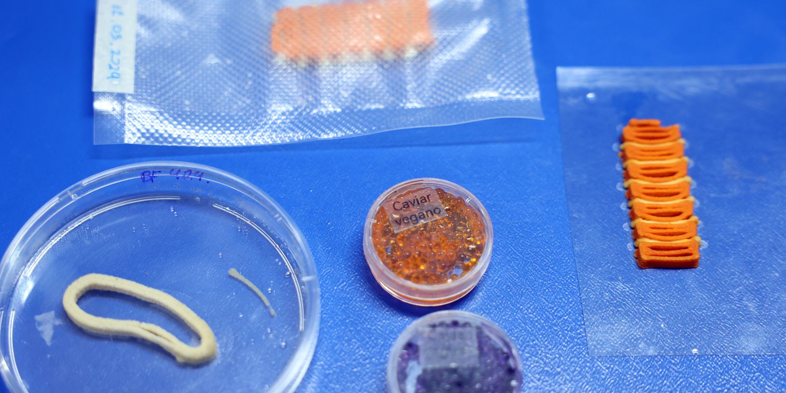 Embrapa desenvolve salmão, caviar e anéis de lula à base vegetal em laboratório
