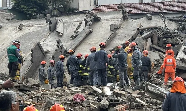 Grave desabamento em São Paulo deixa dois mortos e mobiliza bombeiros na Penha